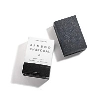 Herbivore Bamboo Charcoal Gentle Cleansing Bar Soap For Face Body Deeply Cleanses Exfoliates Suitable For All Skin Types