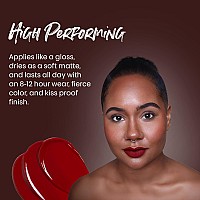 The Lip Bar Vegan Liquid Matte Lipstick High Pigment Color Longlasting With 812 Hours Of Wear Bawse Lady Blue Red 2 Pac