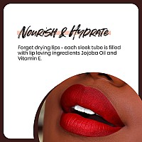 The Lip Bar Vegan Liquid Matte Lipstick High Pigment Color Longlasting With 812 Hours Of Wear Bawse Lady Blue Red 2 Pac