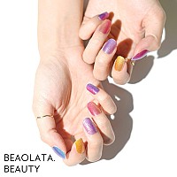 Beaolata Nail Polish Strips 32 Nail Wraps Nail Stickers Gel Nail Strips Easy Apply Remove Long Lasting Salon Quality Sea