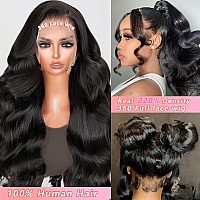 360 Lace Front Wigs Human Hair Body Wave 220 Density Hd Lace Front Wigs Human Hair Pre Plucked Full Lace Human Hair Wigs For Wom