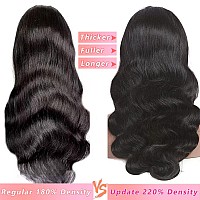 360 Lace Front Wigs Human Hair Body Wave 220 Density Hd Lace Front Wigs Human Hair Pre Plucked Full Lace Human Hair Wigs For Wom