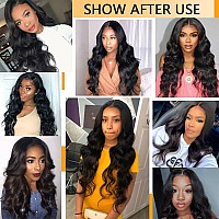 250 Density U Part Human Hair Wig Body Wave For Black Women U Part Wig Brazilian Virgin Human Hair Wig 10A Full Head Clip In Ha