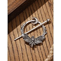 Haquil Crescent Moon Moth Hairpin Gothic Hairpin With Trendy Design