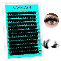 Vavalash Lash Clusters 100D 1020Mm Cluster Lashes Wispy Volume Individual Lashes Lash Bond And Seal Glue Lash Tweezer For Diy