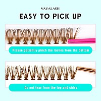 Vavalash Brown Diy Lash Extension 30D 40D Individual Cluster Lashes 007D1016Mm Lash Clusters Volume False Eyelash Extensions