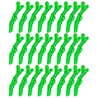 Ondder 24 Pcs Light Green Large Alligator Hair Clips For Styling Sectioning Big Pro Salon Gator Hair Clips For Hair Coloring C