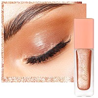 Oulac Liquid Glitter Eyeshadow Liquid Eyeshadow Metallic Eyeshadow Gold Liquid Eyeliner Glitter Eye Makeup Pigmented Lightweig