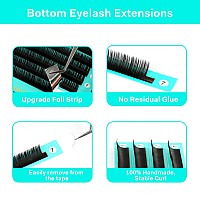 Vavalash Bottom Lash Extensions 567Mm Mixed Under Bottom Lower Eyelash Extensions Natural Bottom Lashes003B57Mm Mixed