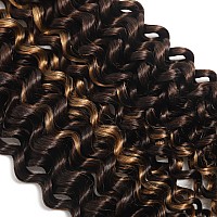 P430 Water Wave Bulk Human Braiding Hair No Weft Unprocessed Brazilian Virgin Human Hair Extensions Human Hair For Braiding No