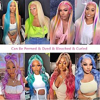 Binf 613 Lace Front Wigs Human Hair Blonde Wig Human Hair 13X4 Hd Lace Frontal Wig Glueless Straight Wigs Human Hair Pre Plucked