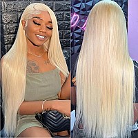 Binf 613 Lace Front Wigs Human Hair Blonde Wig Human Hair 13X4 Hd Lace Frontal Wig Glueless Straight Wigs Human Hair Pre Plucked