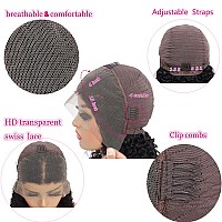 Utide Short Curly Human Hair Wigs Bob Wigs Human Hair 150 Density 13X4 Hd Lace Front Wigs Curly Wigs For Black Women Frontal Wig