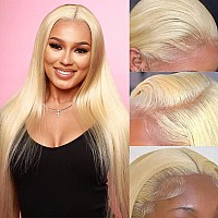 Binf 613 13X4 Straight Lace Front Wigs Human Hair Pre Plucked Blonde Wig Human Hair 613 Human Hair Wig Hd Lace Frontal Wigs Huma