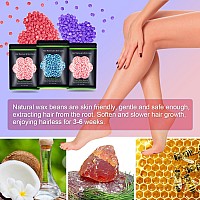 Wax Beads For Hair Removal 105 Oz 300 G Auperwel Hard Wax Beads For Sensitive Skin Brazilian Face Bikini Eyebrow Legs P