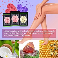 Wax Beads For Hair Removal 105 Oz 300 G Auperwel Hard Wax Beads For Sensitive Skin Brazilian Face Bikini Eyebrow Legs P