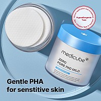 Medicube Zero Pore Pads Mild 20 70 Pads Gentle Calming Toner Pads For Exfoliation Minimizing Pores And Blackhead Removal