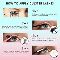 Vavalash Brown Diy Lash Extension Kit 40D Individual Cluster Lashes Kit 007D916Mm Lash Clusters Lash Bond And Seal Lash Twe