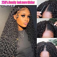 Curly Wave V Part Wigs Brazilian Kinky Curly Human Hair Wigs For Black Women V Shape Wigs No Leave Out Lace Front Wigs Upgrade U