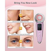 Face Massager Electric Face Lifting 4 In 1 Facial Massager Anti Aging Skin Tightening Firming Skin Care Tools Pink2