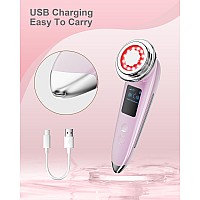 Face Massager Electric Face Lifting 4 In 1 Facial Massager Anti Aging Skin Tightening Firming Skin Care Tools Pink2