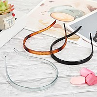 Waydress Flex No Pressure Headbands 3 Pieces Plastic Hair Loop Hair Accessories For Women And Girls In Black Light Brown Clea