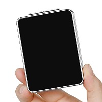 Dcdcee Pocket Mirror Small Travel Mirror With Magnification Portable Doublesided Magnifying Cosmetic Mirror For Daily Black