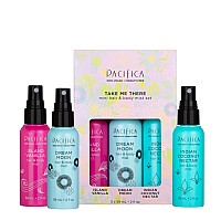 Pacifica Beauty Take Me There Hair Body Mist Travel Size Gift Set Fragrance Perfume Body Spray Island Vanilla Dream Moon