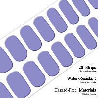 Drizzle Semi Cured Gel Nail Strips Real Nail Polish Art Stickers Uvled Light Required Glossy Glitter Solid Color Full Na