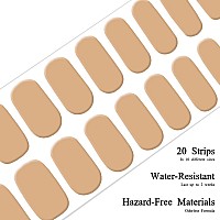 Drizzle Semi Cured Gel Nail Strips Real Nail Polish Art Stickers Uvled Light Required Glossy Glitter Solid Color Full Na