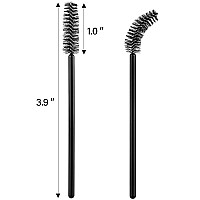 1000 Disposable Mascara Wands Eyelash Brushes Spoolies For Eyebrow Eye Lash Extension Black