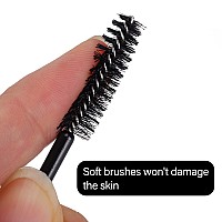 1000 Disposable Mascara Wands Eyelash Brushes Spoolies For Eyebrow Eye Lash Extension Black