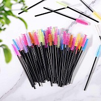 Mascara Wands 1000 Pcs Disposable Eyelash Brushes Spoolies For Eye Lashes Extension Eyebrow 10 Colors