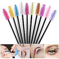 Mascara Wands 1000 Pcs Disposable Eyelash Brushes Spoolies For Eye Lashes Extension Eyebrow 10 Colors