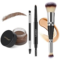 Lavone Eyebrow Pencil Makeup Kit For Eyebrow Makeup Make Up Brow Kit With Waterproof Eyebrow Pencil Eyebrow Pomade Foundation