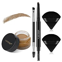 Lavone Eyebrow Pencil Makeup Kit For Eyebrow Makeup Make Up Brow Kit With Waterproof Eyebrow Pencil Eyebrow Pomade Powder Puf