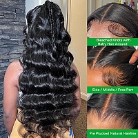 Yesbest Body Wave Lace Front Wigs Human Hair 36 Inch 13X4 Hd Transparent Lace Frontal Human Hair Wigs Glueless Wigs Human Hair P