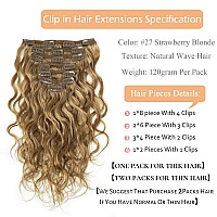 Lacerhair Human Hair Curly Clip In Extensions Jerry Curly 9A 16 Inch Blonde Clip In Natural Wave Human Hair 120G For Women Wavy