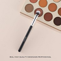 Mogilan Eyeshadow Brush Dense Concealer Brush Premium Soft Synthetic Bristles All Over Short Flat Shader Eye Shadow Brush For Li