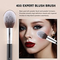 Mogilan Blush Brush For Cheeks Tapered Setting Powder Brush For Loose Cream Or Pressed Blushbronzermineral Foundationvegan Ul