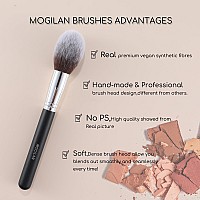 Mogilan Blush Brush For Cheeks Tapered Setting Powder Brush For Loose Cream Or Pressed Blushbronzermineral Foundationvegan Ul