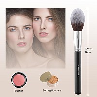 Mogilan Blush Brush For Cheeks Tapered Setting Powder Brush For Loose Cream Or Pressed Blushbronzermineral Foundationvegan Ul