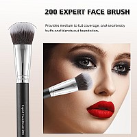 Mogilan Foundation Brush For Liquid Makeup Dense Makeup Brush For Liquid Cream Powder Foundation Bronzer Contour Blush Blending