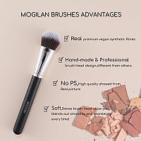 Mogilan Foundation Brush For Liquid Makeup Dense Makeup Brush For Liquid Cream Powder Foundation Bronzer Contour Blush Blending