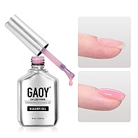 Gaoy Builder Gel For Nails 16Ml Pink Nail Strengthener In A Bottle Nail Extension Hard Gel Soak Off Long Lasting Uv Gel 1727