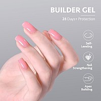 Gaoy Builder Gel For Nails 16Ml Pink Nail Strengthener In A Bottle Nail Extension Hard Gel Soak Off Long Lasting Uv Gel 1727