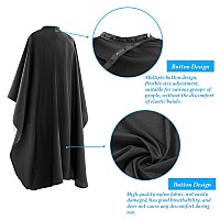 1 Pack Hair Salon Capes With Snap Closure Waterproof Hairdressing Styling Hair Cutting Coloring Nylon Cape For Barber Hairdresse