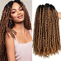 18 Inch Passion Twist Crochet Hair For Black Women 7 Packs Pretwisted Passion Twists Crochet Braids Hair Prelooped With Bohemi