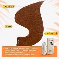 Full Shine Auburn Hair Extensions Short Human Hair Clip Ins Dark Auburn Brown 12 Inch 7Pcs Remy Hair Extensions Clip Ins Double