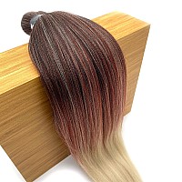 Upruyo 1B350613 Blonde Ombre Braiding Hair Pre Stretched Kids Kanekalon Braiding Hair Extensions For Braiding Box Braids Knotl